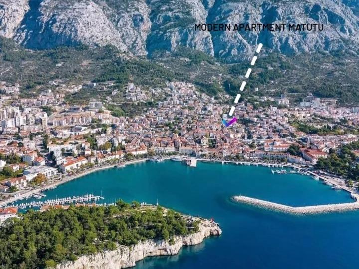 "Modern Apartment Matutu" - Parking Is In The Garage Makarska Exterior foto